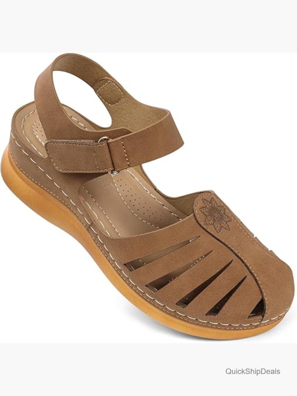 Comfortable Flat Fisherman Sandals: Dressy Closed Toe Summer Sandals with